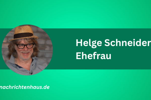 Helge Schneider Ehefrau